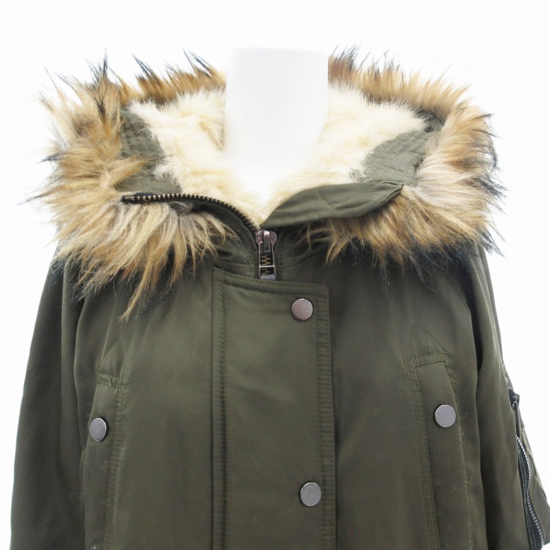  дизель DIESEL N.78 Mod's Coat милитари длинный Parker средний хлопчатник XXS хаки /SS 0907 IBO56 женский 