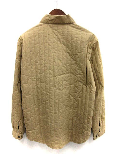  Edifice EDIFICE jacket cotton inside turn-down collar long sleeve 38 beige /YO17 men's 