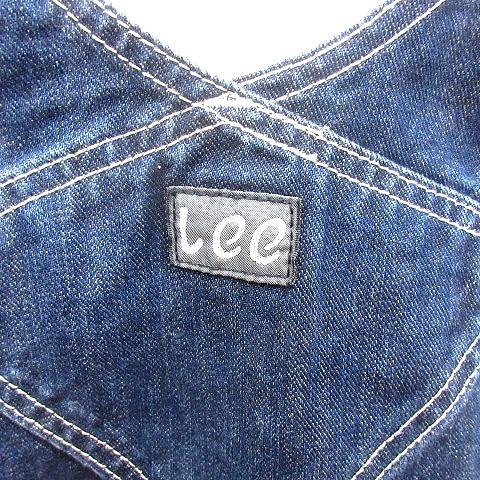  Lee LEE pants overall S indigo /RT lady's 