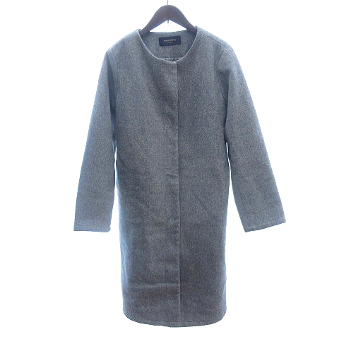  шоколад fine low bchocol raffine robe no color пальто длинный с хлопком общий подкладка F серый /AU женский 