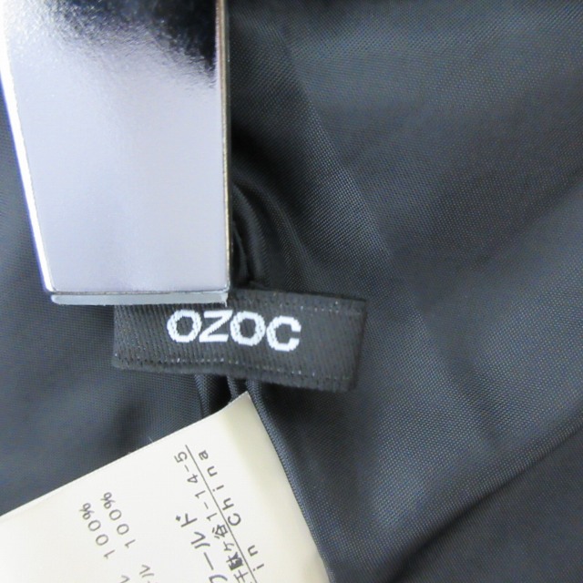  Ozoc OZOC One-piece оборка безрукавка колени длина 38 S размер соответствует черный k755 0211 женский 