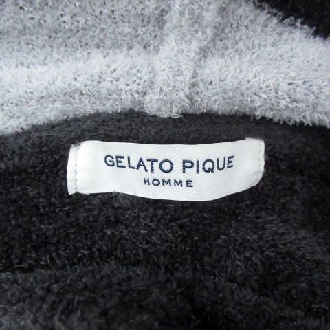  Gelato Pique Homme Star Jaguar do парка / одежда для дома окантовка рисунок звезда рисунок двойной Zip M серый угольно-серый PMNT162903
