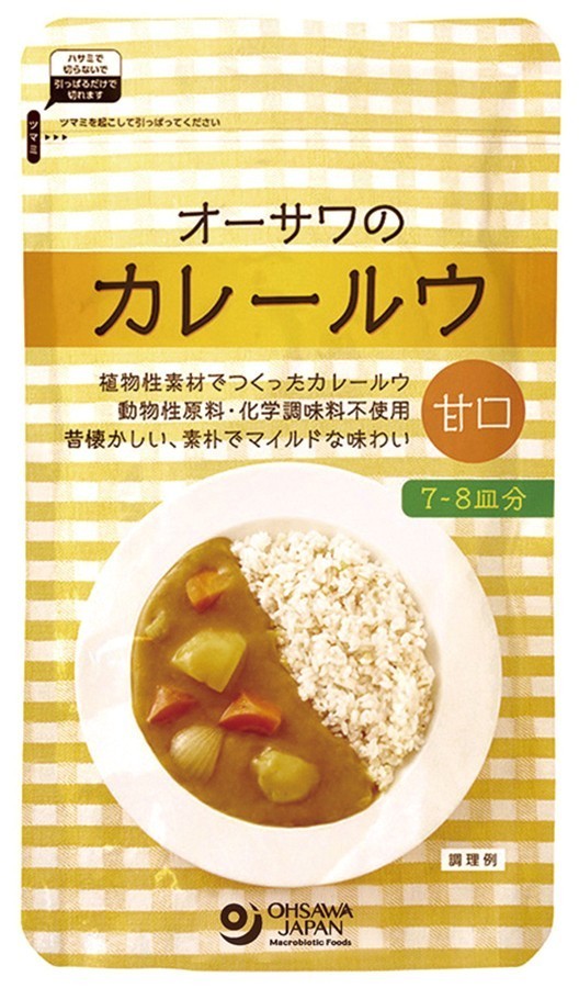 オーサワジャパン オーサワ オーサワのカレールウ 甘口 160g×12袋 調味料 カレールーの商品画像