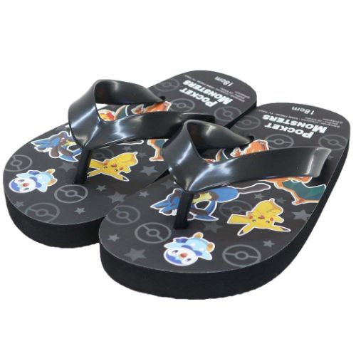  beach sandals for children sandals Pokemon Pocket Monster black J zp running Kids ... child character 