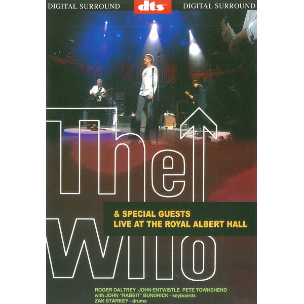 DVD The *f-The Who &amp; SPECIAL GUESTS LIVE AT THE ROYAL ALBERT HALL foreign record DVD Live hard rock lock band masterpiece western-style music music music 