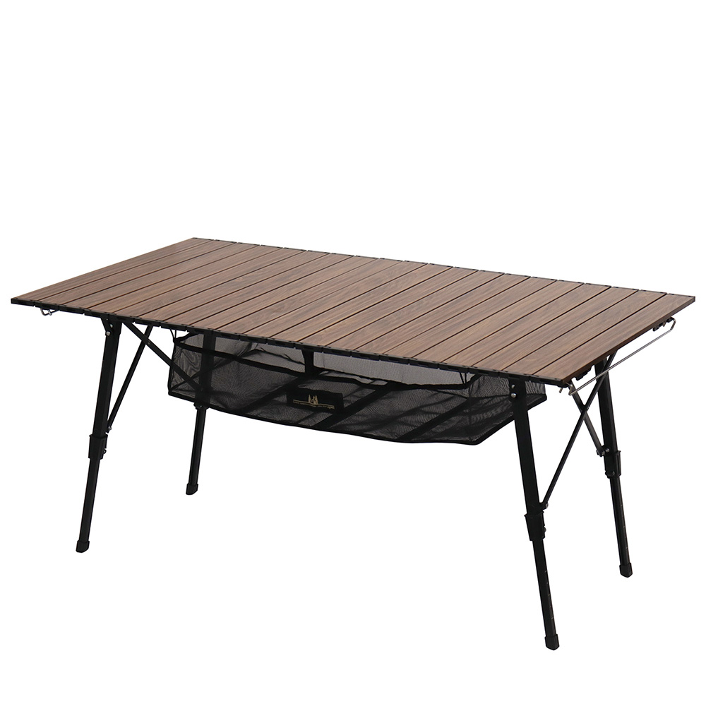 ogawa（アウトドア） ogawa ロールテーブルL 1915000080（ダークブラウン） アウトドアテーブルの商品画像