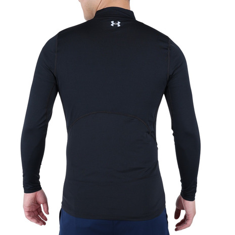  Under Armor (UNDER ARMOUR)( men's ) Golf wear inner anti-bacterial deodorization heat gear fitido long sleeve mok neck shirt 1371672