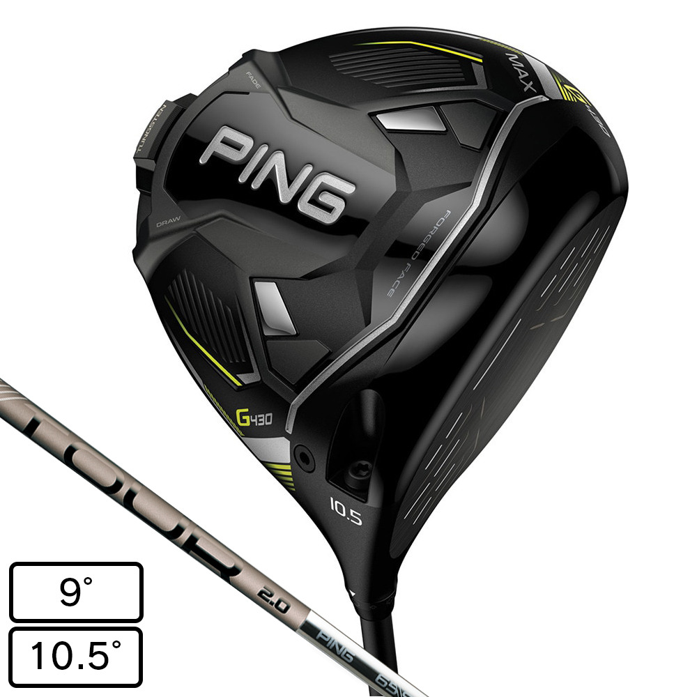 PING PING G430 MAX ドライバー［PING TOUR 2.0 CHROME 65］（R/10.5度