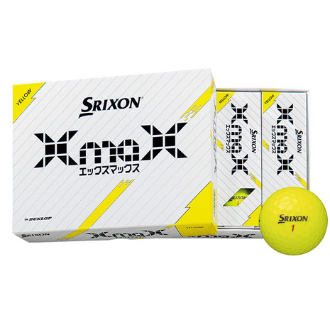 DUNLOP スリクソン XmaX （ホワイト） 2024年モデル 1ダース SRIXON
