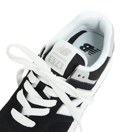  New balance (new balance)( lady's ) sneakers 574+ WL574ZSAB black sport Town shoes thickness bottom suede usually put on footwear casual going to school 