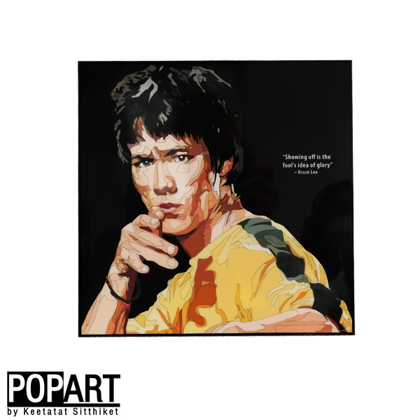  искусство рама блюз Lee картина Bruce Lee гореть . Dragon бесплатная доставка pop искусство рама искусство KEETATAT SITTHIKE