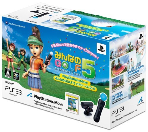 【PS3】ソニー・インタラクティブエンタテインメント PlayStation Move みんなのGOLF 5 ビギナーズパックの商品画像｜ナビ