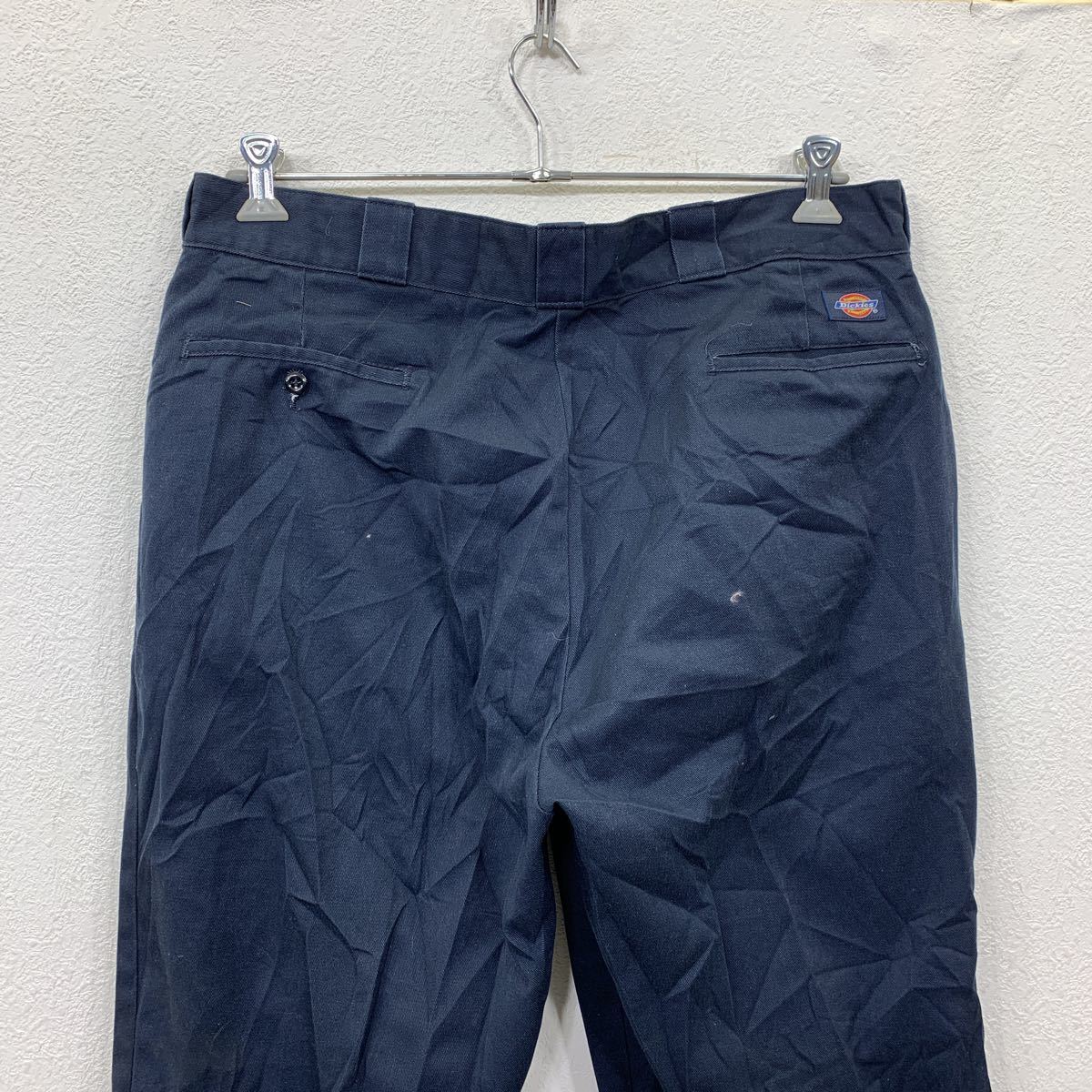 Dickies Work * painter's pants W38 Dickies темно-синий большой размер Logo б/у одежда . America скупка 2308-845