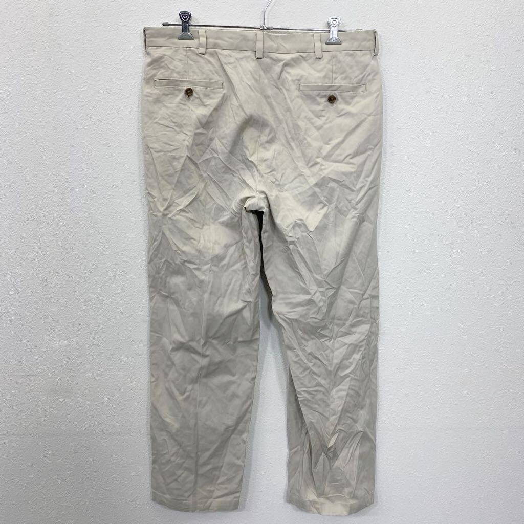 BrooksBrothers chino pants W36 big size Brooks Brothers eggshell white Malaysia made cotton old clothes . America buying up 2405-534