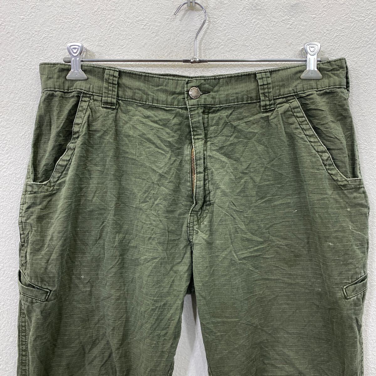 Dickies рабочие брюки W36 Dickies большой размер "губа" Stop зеленый б/у одежда . America скупка 2503-500