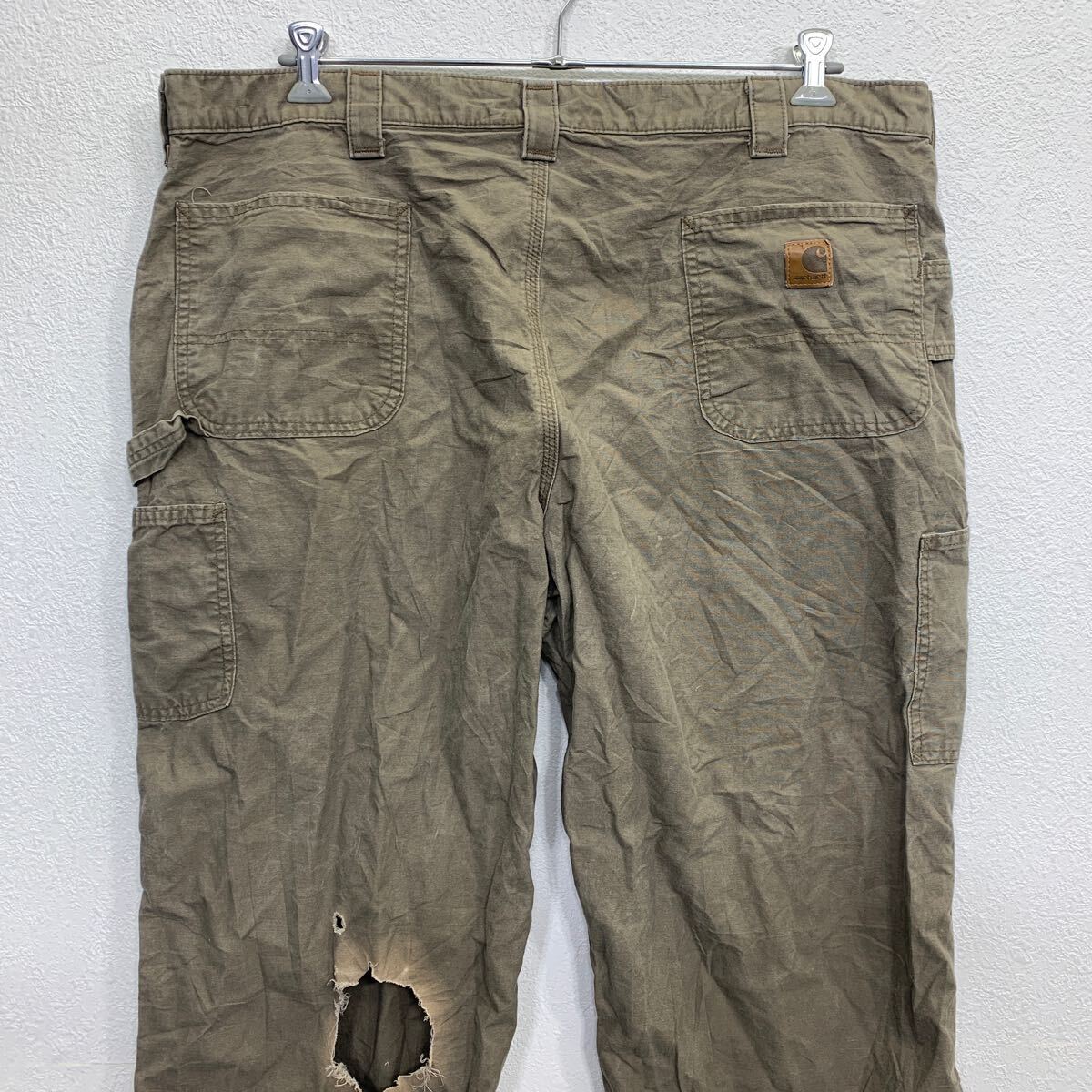 Carhartt рабочие брюки W44 Brown Carhartt painter's pants большой размер б/у одежда . America скупка 2505-240
