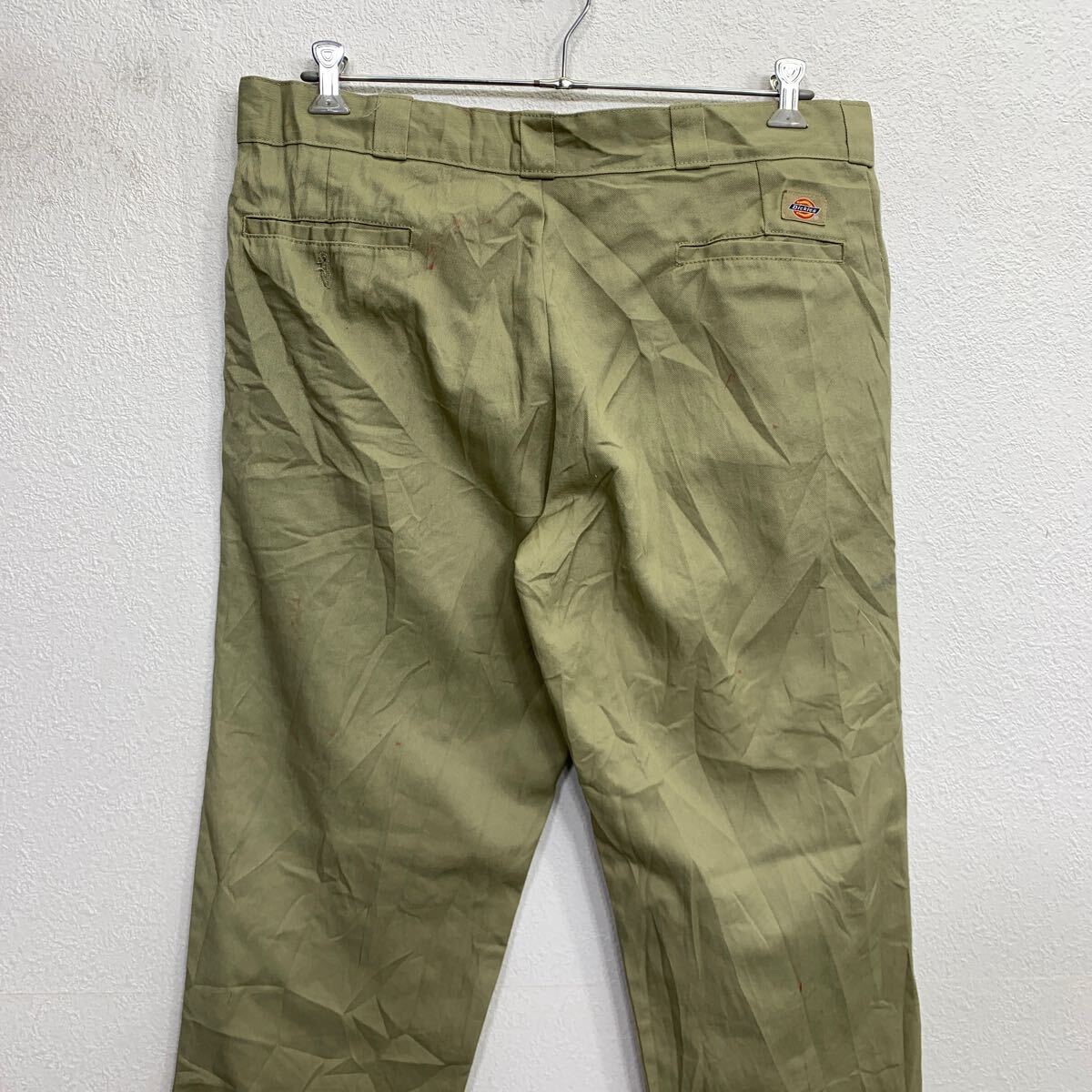 Dickies рабочие брюки W40 бежевый Dickies Zip выше большой размер 874 оригинал б/у одежда . America скупка 2506-72