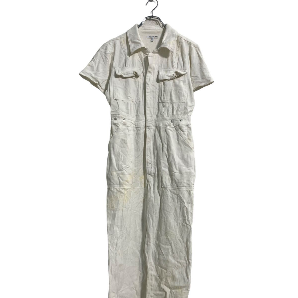 GOOD AMERICAN короткий рукав Denim комбинезон W30 белый все в одном Work одежда рабочая одежда б/у одежда . America скупка a608-6282