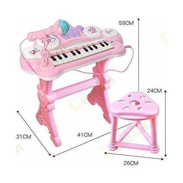  electronic piano electronic organ child electone toy intellectual training toy electron keyboard luminescence Mini piano Mike multifunction education toy birthday ... Christmas present gift 