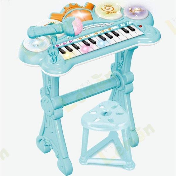  electronic piano electronic organ child electone toy intellectual training toy electron keyboard luminescence Mini piano Mike multifunction education toy birthday ... Christmas present gift 