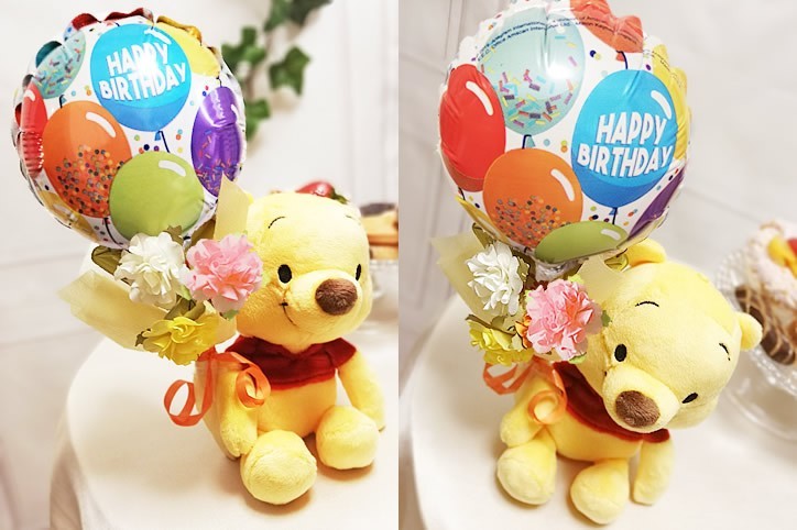  birthday present cheap ba Rune electro- . flower bouquet Disney Pooh Mickey Donald Olaf : birthday Celeb ration ba Rune z bouquet attaching soft toy 