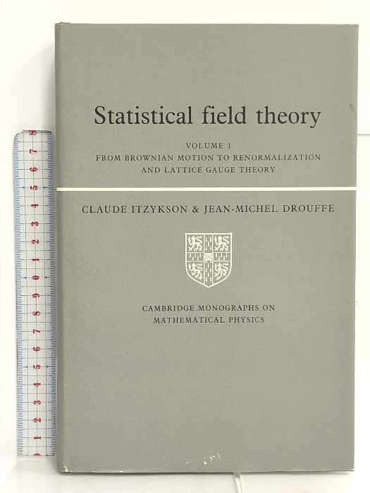  иностранная книга Statistical Field Theory: Volume 1, From Brownian Motion to Renormalization and Lattice Gauge Theory