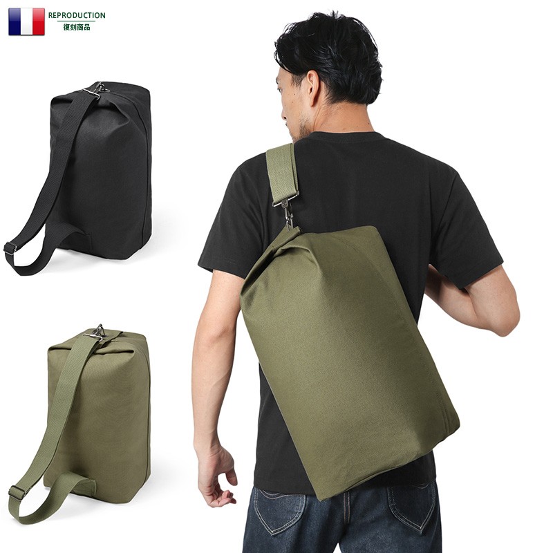  new goods France army duffel bag SMALL men's military shoulder .. shoulder high capacity travel travel popular [T]