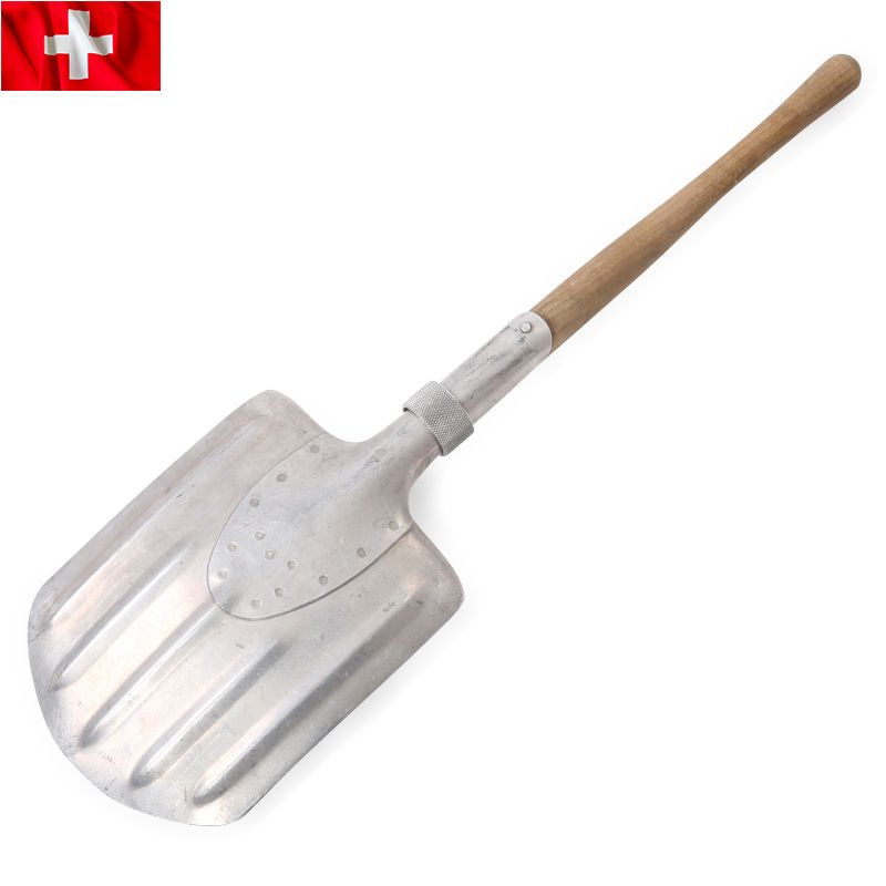  the truth thing USED Switzerland army 1930 period aluminium snow shovel military shovel [ coupon object out ][T]