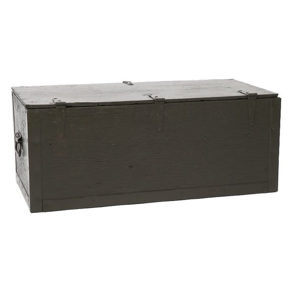  the truth thing USED the US armed forces G.I. foot locker wood box military shoes box interior antique Vintage stylish [ individual postage 160][ coupon object out ][T]