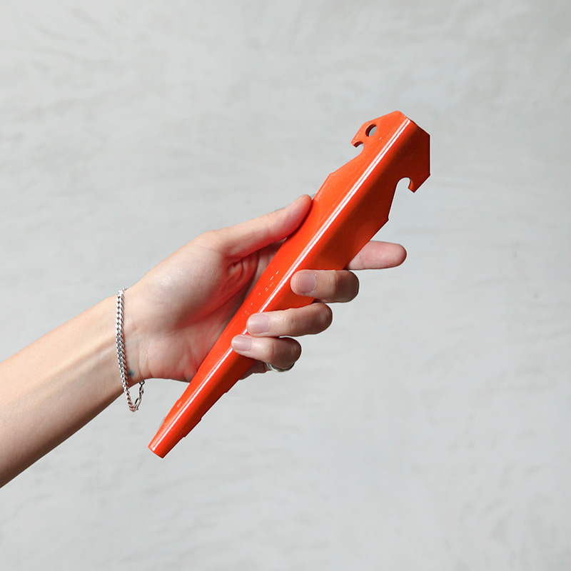  оригинал USED вооруженные силы США палатка колок orange NARROW 5 шт. комплект [ купон объект вне ][I]