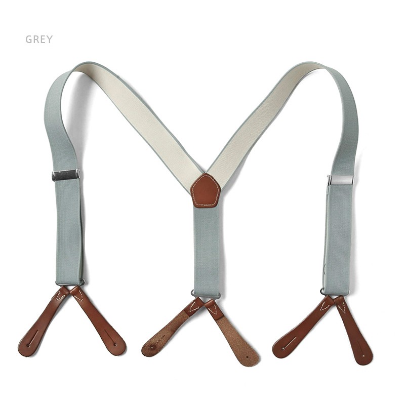  new goods England army RAF Raver suspenders men's lady's military leather original leather use [T]