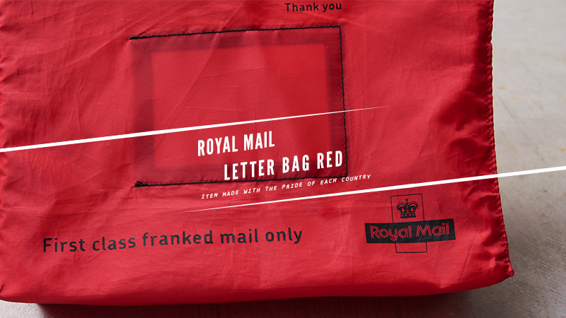  Rige .kto товар с некоторыми замечаниями оригинал USED Англия ROYAL MAIL Royal mail письмо сумка красный [ купон объект вне ][I]