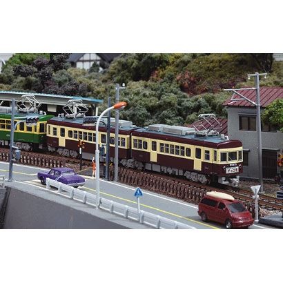 ハセガワ MODEMO 江ノ島電鉄300形「304F」チョコ電塗装（ヘッドマーク