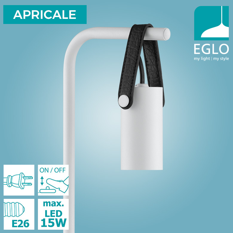 EGLO エグロ フロアランプ LEDフロアランプ EGLO APRICALE 204267J スタンド照明 間接照明