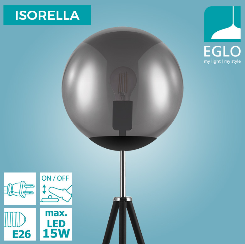 EGLO 照明　RIP LEDフロアランプ EGLO ISORELLA 204422J スタンド照明 間接照明