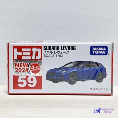  Takara Tommy Tomica No.59 Subaru Levorg Tomica series minicar 