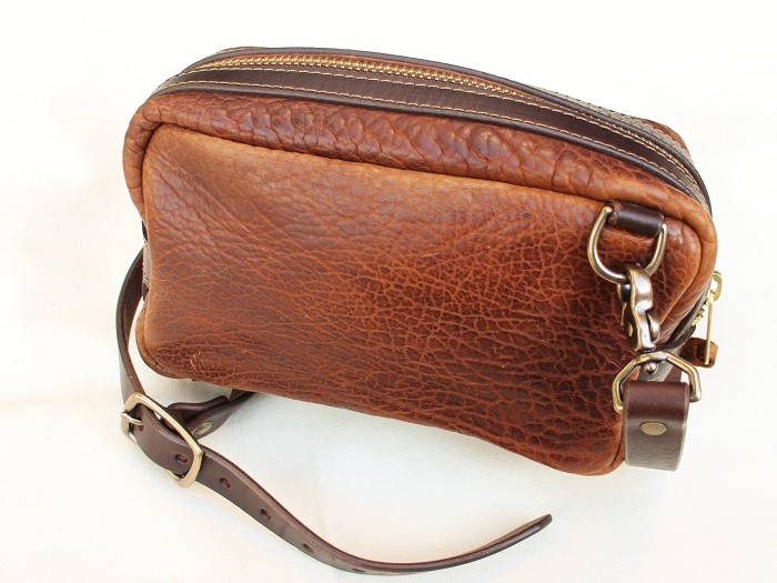 CORONADO LEATHERコロナドレザーアメリカンバイソン39×34×18 walnutsimport_cndlthrshoulder