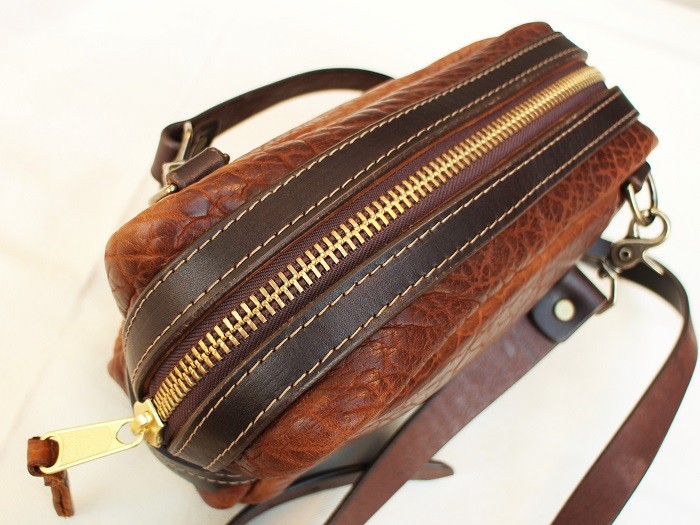 コロナド レザー CORONADO LEATHER / 別注 バイソンレザー ショルダー