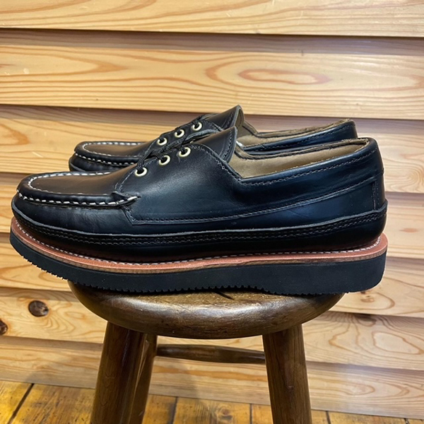 ラッセルモカシン◇ブラック◇7E◇格安出品 walnutsimport_rmrgtblk_1