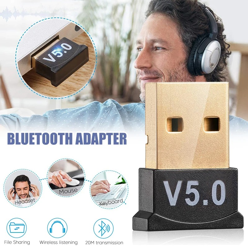 [30 день гарантия ]windows11 соответствует USB Bluetooth 5.0 соответствует адаптор маленький размер черный 