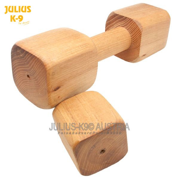  из дерева гантель 650 грамм [ Julius K9] Julius ke-na in dumbbells тренировка love собака. игрушка собака для 