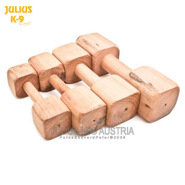  из дерева гантель 650 грамм [ Julius K9] Julius ke-na in dumbbells тренировка love собака. игрушка собака для 