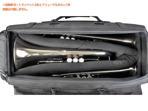 PROTEC( Pro Tec ) C248 B♭ trumpet Triple case black gig bag soft case shoulder Trumpet case Hokkaido Okinawa remote island un- possible 