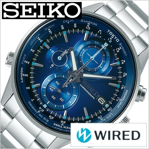 新品 SEIKO WIRED クロノグラフ 腕時計 AGAW449 SEIKO ワイアード TOKYO SORA クロノグラフ AGAW449 WIRED メンズ