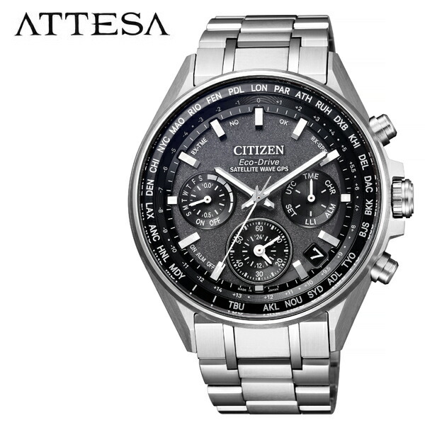 美品 シチズン アテッサ CC4000-59L GPS衛星電波 チタン F950 CITIZEN アテッサ エコ・ドライブ GPS衛星電波時計F950 CC4000-59L