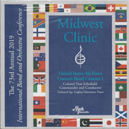 (CD) 2019 mid waste to*klinik: America Air Force band * concert 1 ( wind instrumental music )