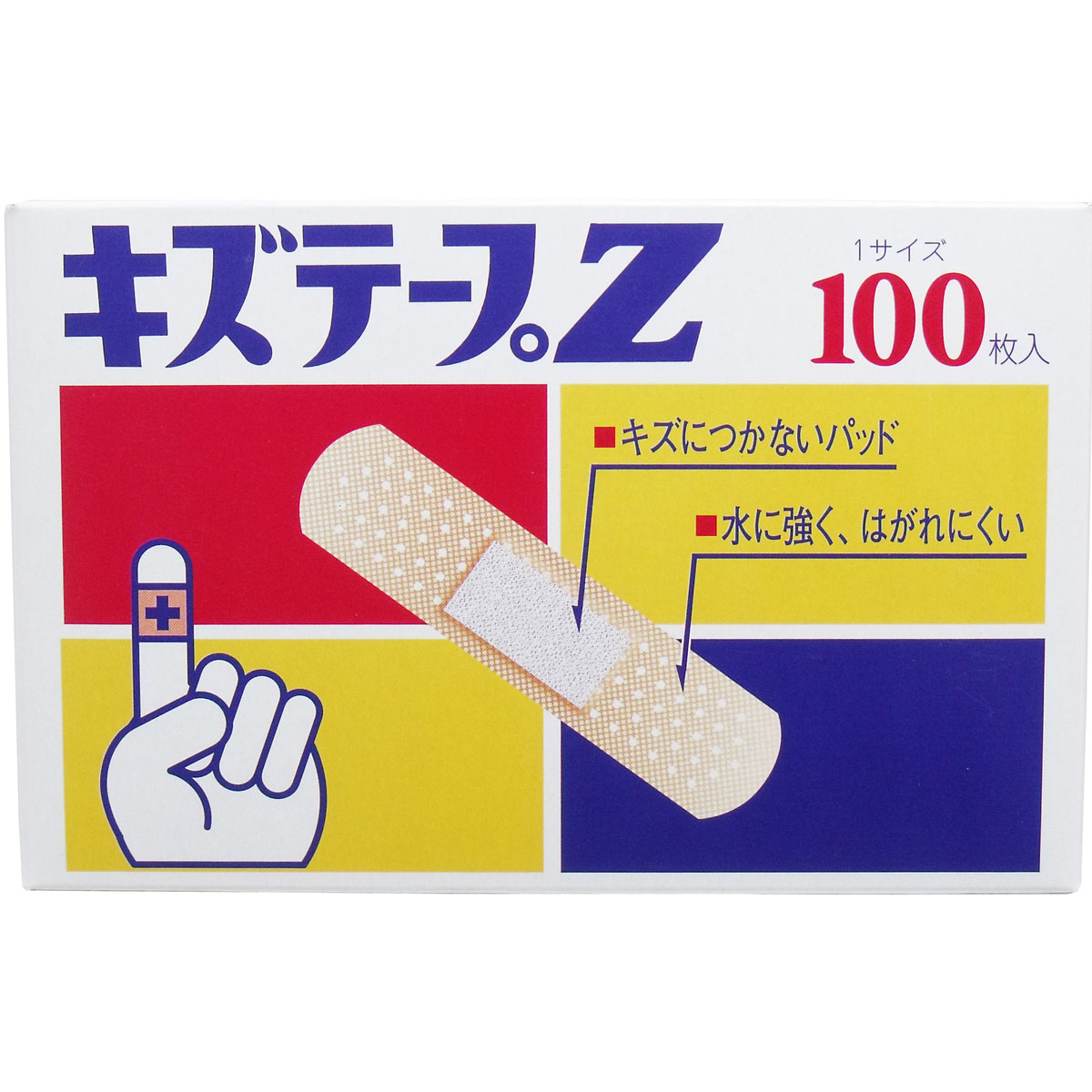 共立薬品工業 共立薬品工業 キズテープ Z Mサイズ 100枚入×15個 絆創膏の商品画像