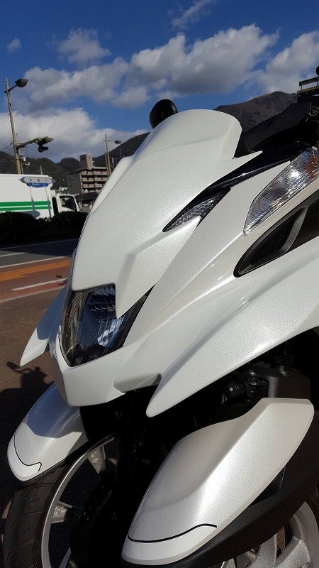 KOTANI MOTORSkotani motors TRICITY для De Ville маска модель :125cc черный металлик X ( черный ) TRICITY 155 125 Tricity155 YAMAHA Yamaha обтекатель относящийся 