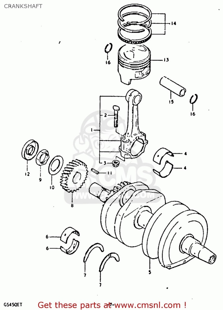 CMS CMS:si- M es(12220-01D02) CRANKSHAFT