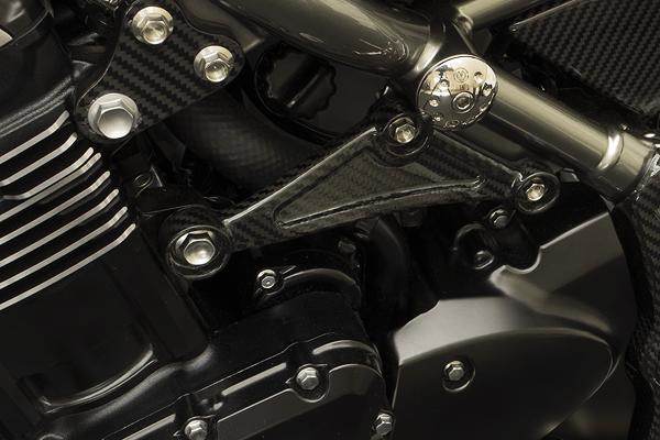 MOTO CORSE Moto Corse карбоновый волокно задний опора двигателя комплект модель : блеск отделка Z900RS KAWASAKI Kawasaki 